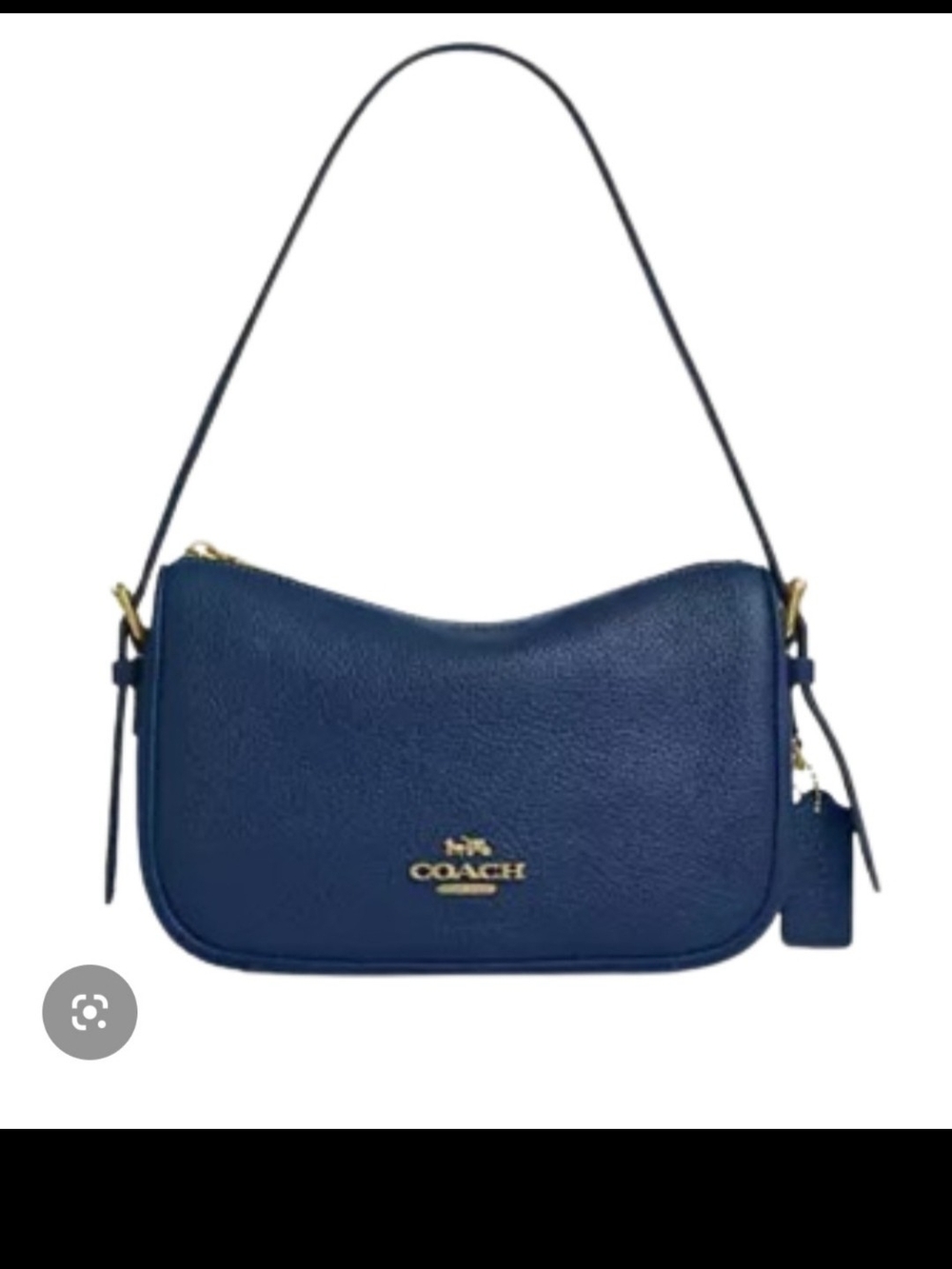 Coach Kailey Shoulder Bag With Crossbody Strap In Deep Blue